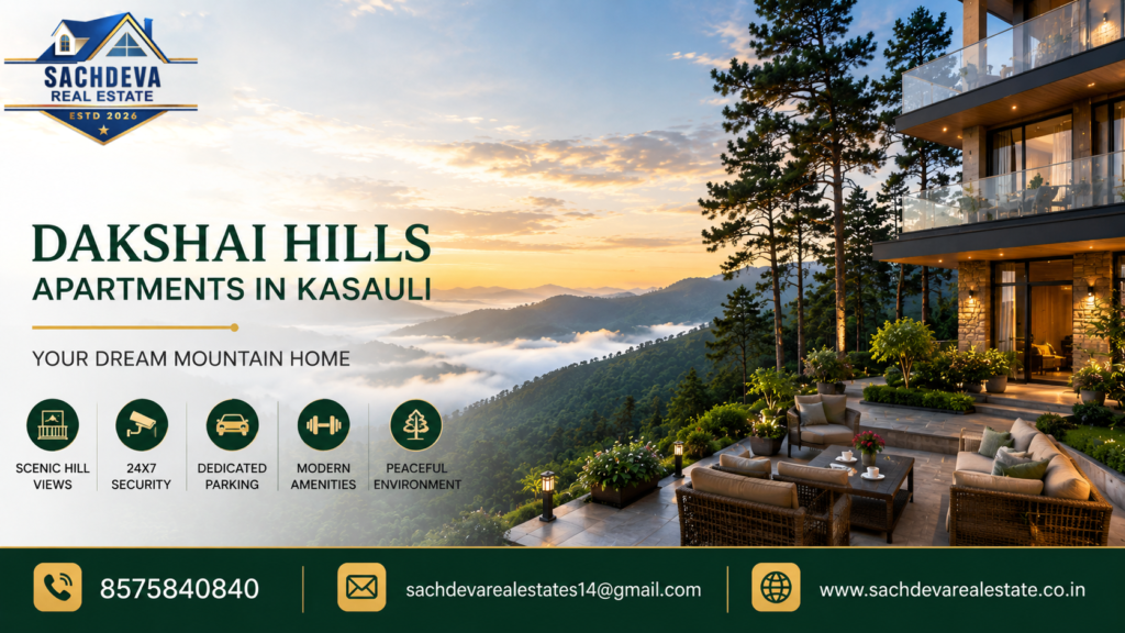 Dakshai hills apartments in Kasauli.