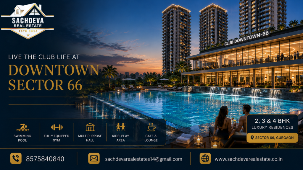 Top Facilities at BPTP Downtown Sector 66 Gurugram Offers the Best Luxury Lifestyle.