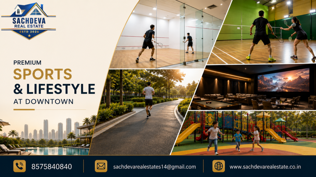  Sports Facilities at BPTP Downtown.