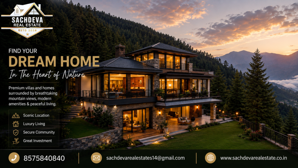 Dakshai hills villas in kasauli