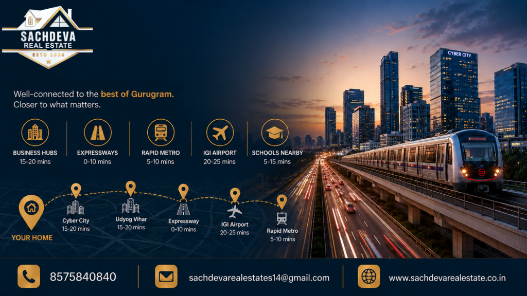 Gurugram Connectivity at a Glance.